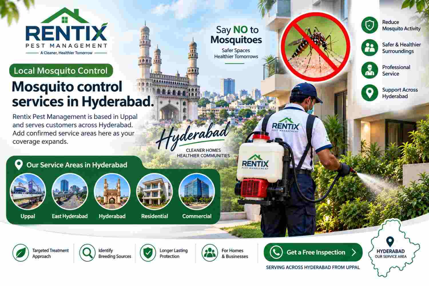 Rentix professional mosquito control service